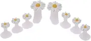 Toe Separator Cute Daisy Flower Silicone Finger Toe Separator Nail Art Salon Pedicure Manicure Tool White Dependable Performance Durable