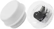 STOBAZA 2Pcs DIY Musical Box Base Clockwork Wind Up Rotary Clay Base for Personalization Smooth Texture for Easy Crafting Birthday for Loved Ones