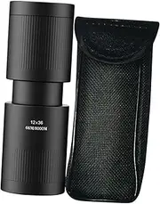 12×36 Monocular Fmc Lens with Storage Bag 12 x Magnification Portable for Outdoor Camping Travel Wildlife Bird Watching