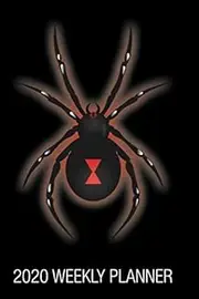 2020 Weekly Planner: Black Widow Spider: Portable Format