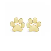 Hollywood Sensation GoldenPaw Paw Print Stud Earrings for Pet Lovers at Nordstrom One Size