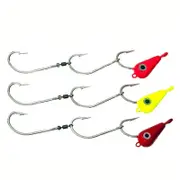 30g TT Lures Bait Trolling Rig w/ 3 x 5/0 Tarpon Hooks Mackeral Rig Chartreuse