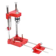 Aluminum Alloy Woodworking Drill Locator Pocket Hole Jig Drill Guide Adjustable Punch Locator for DIY Bench Furniture Po
