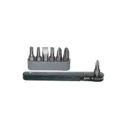 SP Tools 8Pcs Ratchet Driver Bit Set - Phillips Slotted Torx Bits Cr-V Steel