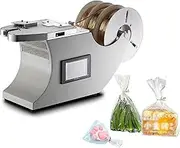 Automatic Packaging Sealer, 600W Wire Winding Tying Machine with Touch Panel, 50-100mm Wire Winding Tying Machine,Strapping Diameter ≤13mm,for Toast, Candy, Fruit, Popcorn, Flowers