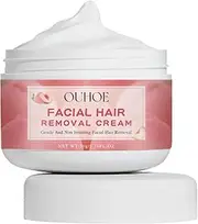 Facial Hair Removal Cream for Women and Men Gentle Depilatory with Shea Butter Witch Hazel Extract Moisturizing Formula Appliable for Face and Body