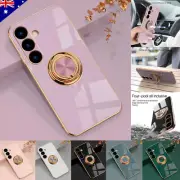 Shockproof Silicone Case Ring Cover For Samsung S25 Ultra S24 FE S23 S22 S21 S20