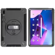 Generic Rugged Lenovo Tab M10 Plus (10.6') (3rd Gen) Case + Screen Protector Bla