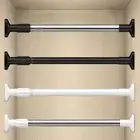 Extendable Rod Rail Telescopic Curtain Wardrobe Closet Clothes Towel Hangingpole