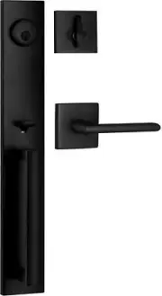 Berlin Modisch Full Escutcheon HandleSet Front Door Entry Handle and Deadbolt...