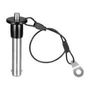 304 Stainless Steel Grip Push-Button Locking Pins with 24cm Wire (10mm-35mm)