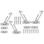 4 Pcs Window Safety Latch Security Lock Positioner Child Children Locks