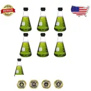 Borosilicate 500ml Erlenmeyer Flasks - 6 Pack with Durable Graduations