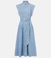 [Veronica Beard] Veronica Beard Fuller denim midi dress AU 14 blue