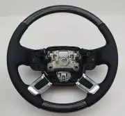 Range Rover OEM L405 2013+ Ebony Black & Argento Pinstripe Heated Steering Wheel (for: Land Rover)