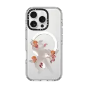 iPhone 16 Pro Clear Case MagSafe Compatible Cherubs Astronaut