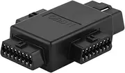 iKKEGOL Pocket OBD2 OBDII Full 16 Pin Male to 3 Female 1 to 3 OBD Cable Splitter Converter Adapter for Diagnostic Extender
