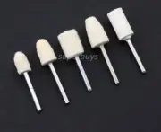 5pc Wool Felt Polisher Polishing Buffer For Rotary Die Grinder Drill Bit Tool RC