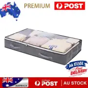 Foldable Under Bed Storage Bag Quilt Storage Container Multifunction for Bedroom