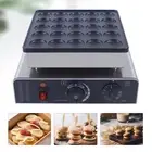 Commercial Mini Dutch Pancake Baker 25PCS Waffle Maker Machine Nonstick 800W new