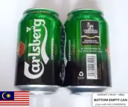 EMPTY - CARLSBERG BEER can MALAYSIA 320ml BARCLAYS PREMIER LEAGUE 2014 Collect