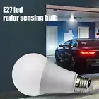 5Pcs E27 LED Radar Light Bulb SMD5730 Motion Sensor Bulb White Light (7W) AU
