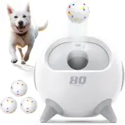 Automatic Ball Launcher for Dogs with Obstacle Detection, 20Ft-80Ft Adjustable D