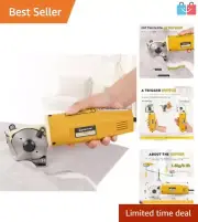 3.1 lb Electric Fabric Cutter – Fast & Efficient Cutting for Heavy Materials