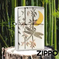 在飛比找蝦皮商城優惠-ZIPPO 日本傳統風格-竹林蜻蜓防風打火機 ZA-5-82