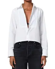 Citizens of Humanity Fino Cropped Tuxedo Shirt
