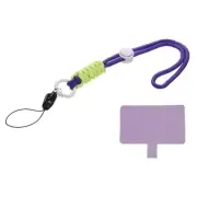 Phone Lanyard Lanyard Patch and Finger Lanyard 1 Pack Purple