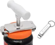Jar Opener for Weak Hands Seniors Arthritis Bottle Opener Keychain Included