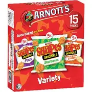 Arnott's Shapes Assorted 15 Pack
