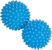 TV Time Direct Clothes Laundry Dryer Reusable Fabric Softener Balls - Blue- 2 Pack