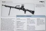 VZ-26 VZ26 Machine Gun Picture Out of Print Spec Sheet Article Decor