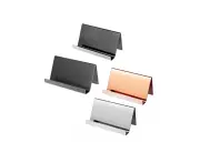 Business Card Holders Stainless Steel Business Card Holder Display Stand Rack Desktop Table Organizer