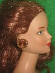 AMBER EARRINGS FOR FASHION DOLL- BARBIE-BRENDA STARR-TYLER-GENE