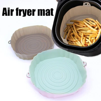 Oven Baking Tray Silicone Pot Grill Pan Accessories Basket Mat Air Fryers Pad