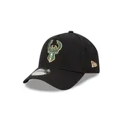 Milwaukee Bucks NBA Essentials Black 9FORTY A-Frame Snapback
