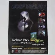 Deep Raider PC Deluxe Pack JoyMouse Print Ad/Poster Promo Art