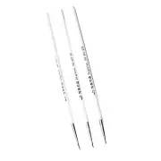 3X Miniature Paint Brush Set Professional Sable Hair Fine Detail Art Nail C