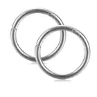 Unisex Open Hinged Segment Piercing Septum Ear Helix Tragus Nose Hoop Lip Ring