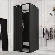 Portable Changing Room Clothing Store Fitting Room Big Space Movable Changing Room Durable Dressing Room for Shopping Malls Bedroom Furniture