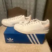 Adidas Stan Smith Canvas Core White Off White Men's size 9.5 New In Box IF5503
