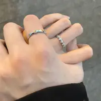 在飛比找momo購物網優惠-【MoonDy】結婚戒指 情侶戒指 訂婚戒指 對戒 求婚戒指