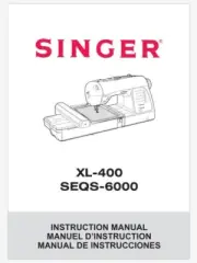 Singer FUTURA QUARTET SEQS-6000 Operation Instruction Manual on USB