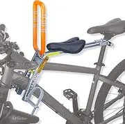 Child Bike Seat, Front Mount Kids Bike Seat,Fit Mountain Bikes, Cruiser Bikes, Folding Bikes, Ultra Light,Portable, Tool-Free, Quick-Release,Toddler Bike Seat for 2-6 Years(up to 60lbs)