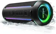 Ortizan Portable Bluetooth Speaker, 40W Loud Sound and Deep Bass, IPX7 Black