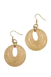 Medallion Earrings--MAJ-KEM333G
