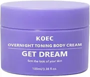 Overnight Toning Whip, Overnight Firming Body Cream - Skin Tightening Night, for Saggy Skin, Moisturising Cream with Collagen Boost, Firming Body Cream